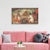 The Chess Players (door John Lavery) Canvas Afdruk (Insitu (Woonkamer))