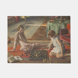 The Chess Players (door John Lavery) Deurmat