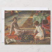The Chess Players (door John Lavery) Kaart (Voorkant)