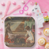 The Chess Players (door John Lavery) Papieren Bordje (Feest)