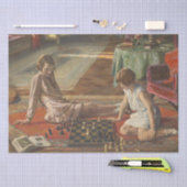 The Chess Players (door John Lavery) Tissuepapier (Craft)