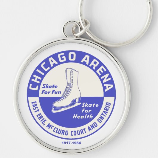 The Chicago Arena Company Ice Skating Rink Sleutelhanger (Voorkant)