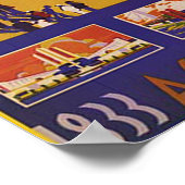 The Chicago World's Fair 1933 Vintage Poster (Hoek)