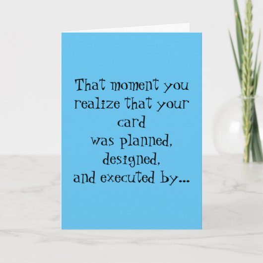 The Chicken Card 1.0 Kaart (Voorkant)