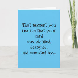 The Chicken Card 1.0 Kaart