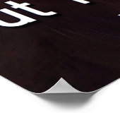 The Chicken May Cross The Road Poster (Hoek)