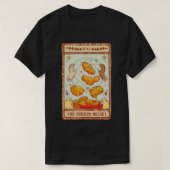 The Chicken Nugget Tarot Card Fast Food Lover Taro T-shirt (Design voorkant)