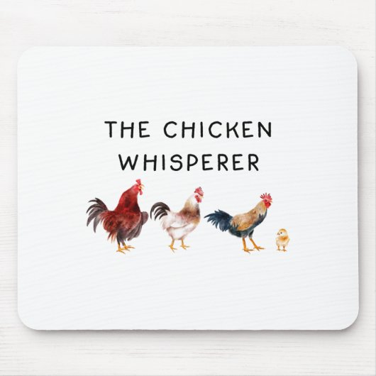 The Chicken Whisperer Funny  Muismat (Voorkant)
