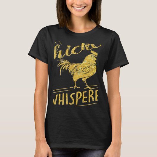 The Chicken Whisperer Golden Rooster T-shirt (Voorkant)