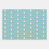 The chickens paint a beautiful Easter egg Inpakpapier Vel (Voorkant 2)