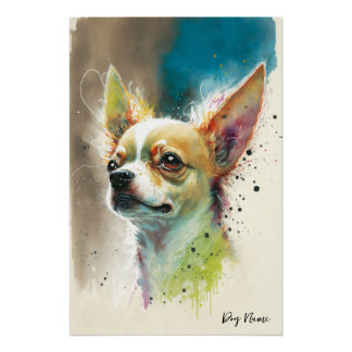 The Chihuahua Dog - Composition 003 Perfect Poster
