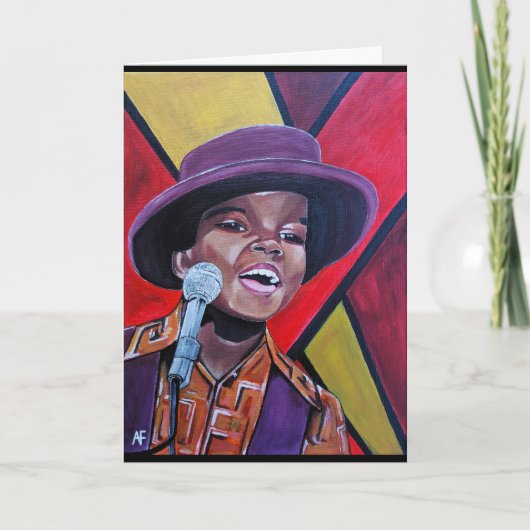 The Child Prodigy Painting by Alfred Fox Kaart (Voorkant)