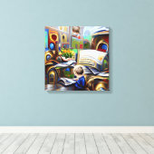 The Child's Mind van Shaw Foundation Canvas Afdruk (Insitu (Houten vloer))