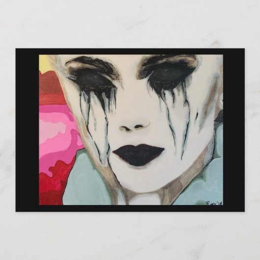 ‘the Chill’ Painting on a Small-Scale Print  Kaart (Voorkant)