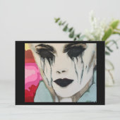 ‘the Chill’ Painting on a Small-Scale Print  Kaart (Staand voorkant)