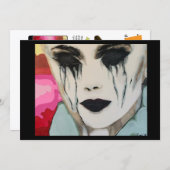 ‘the Chill’ Painting on a Small-Scale Print  Kaart (Voorkant / Achterkant)