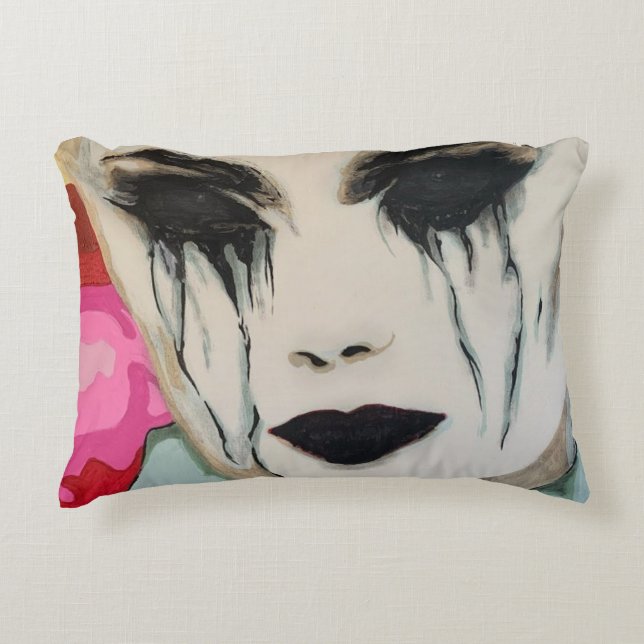 'The Chill' schilderij op een Accent Kussen (Voorkant)