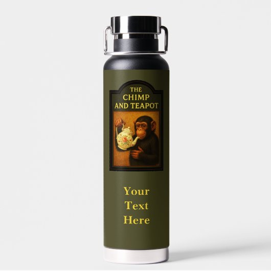 The Chimp And Teapot Pub Waterfles (Achterkant)