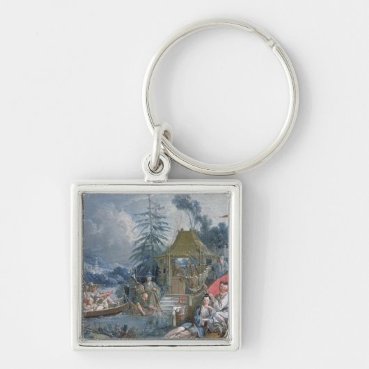 The Chinese Fishermen, c.1742 Sleutelhanger (Voorkant)