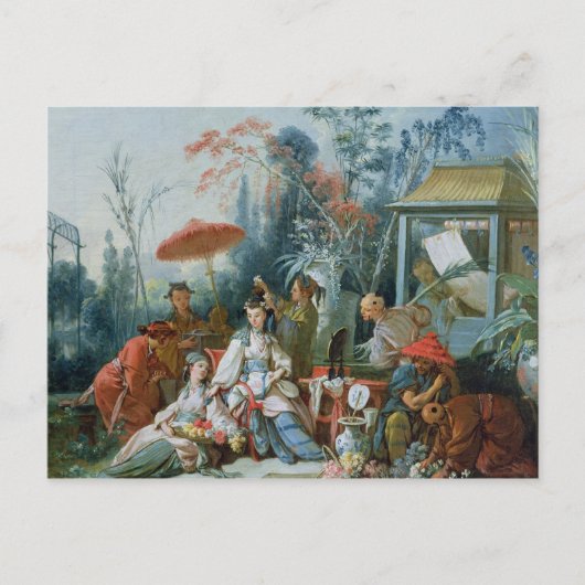 The Chinese Garden, c.1742 Briefkaart (Voorkant)