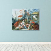 The Chinese Garden, c.1742 Canvas Afdruk (Insitu (Houten vloer))