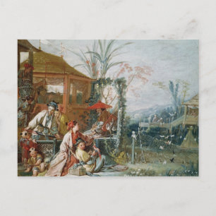 The Chinese Hunt, c.1742 Briefkaart