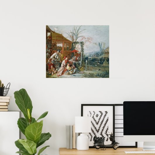 The Chinese Hunt, c.1742 Poster (Thuiskantoor)