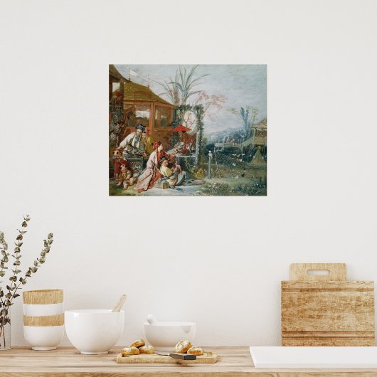 The Chinese Hunt, c.1742 Poster (Keuken)