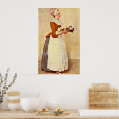 The Chocolate Girl by Jean-Etienne Liotard Poster (Keuken)