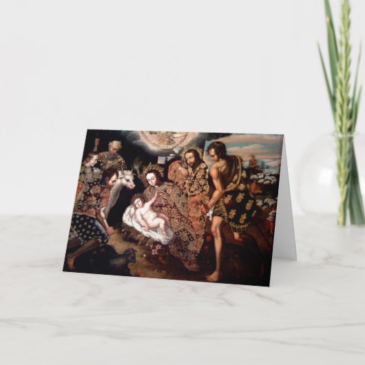 The Christ Child Feestdagen Kaart (Voorkant)