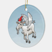 The Christmas Goat That Flew Keramisch Ornament (Links)
