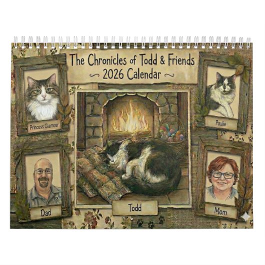 The Chronicles of Todd & Friends 2026 Calendar Kalender (Hoes)
