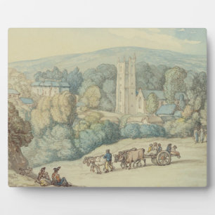 The Church and Village of St. Cue, Cornwall, c.181 Fotoplaat