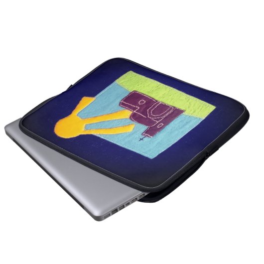 The church laptop sleeve (Voorkant onderkant)