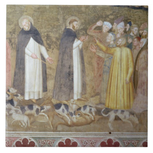 The Church Militant and Triumphant, detail van de Tegeltje