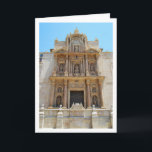 The Church of the Assumption of Our Lady, Lliria Kaart<br><div class="desc">The Church of the Assumption of Our Lady,  Lliria Greeting Card. You can easily customize this product for free if you would like to add wording or change the color of the background.</div>