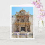 The Church of the Assumption of Our Lady, Lliria Kaart<br><div class="desc">The Church of the Assumption of Our Lady,  Lliria Greeting Card. You can easily customize this product for free if you would like to add wording or change the color of the background.</div>