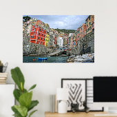 The Cinque Terre - Riomaggiore, Italië 24x36 Poster (Thuiskantoor)