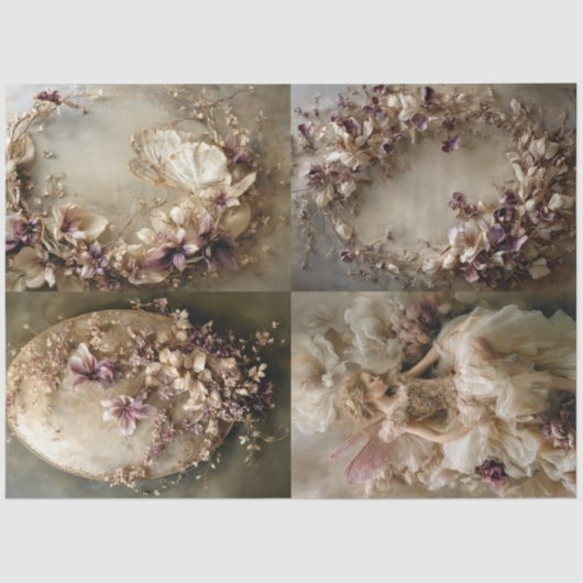 The Circle Fairy Tale & Floral Fantasy  Tissuepapier (Voorkant)