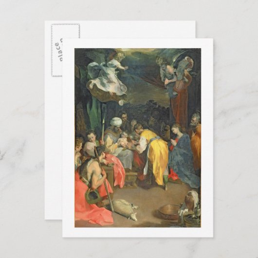 The Circumcision of Christus, 1590 (olie op canvas Briefkaart (Voorkant / Achterkant)