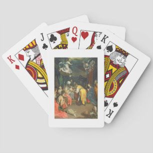 The Circumcision of Christus, 1590 (olie op canvas Speelkaarten