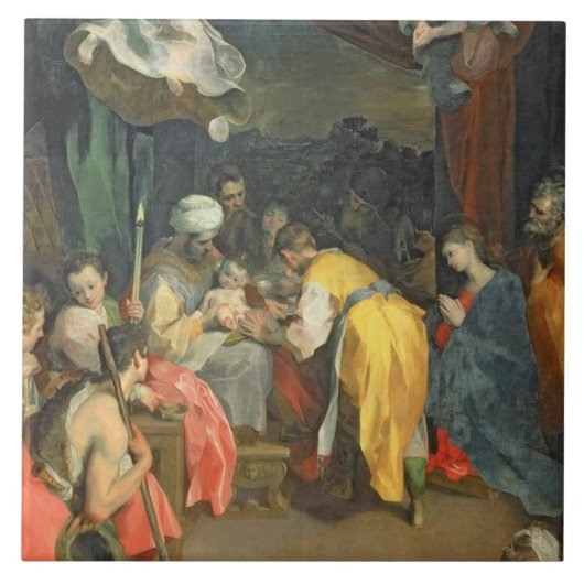 The Circumcision of Christus, 1590 (olie op canvas Tegeltje (Voorkant)