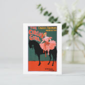 The Circus Girl - Woman on Horse Theatrical Briefkaart (Staand voorkant)