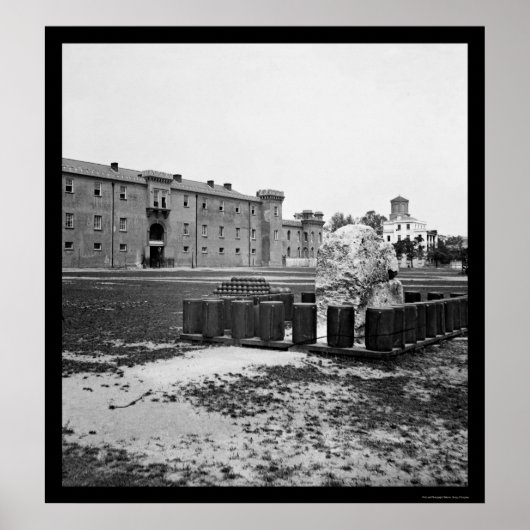 The Citadel in Charleston, SC 1865 Poster (Voorkant)