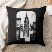 The City Never Sleeps Hustle Skyline Design Kussen (Deken)