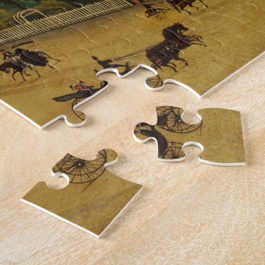 The Claremont ca. 1855 Fine Art Puzzle Legpuzzel (Zijkant)