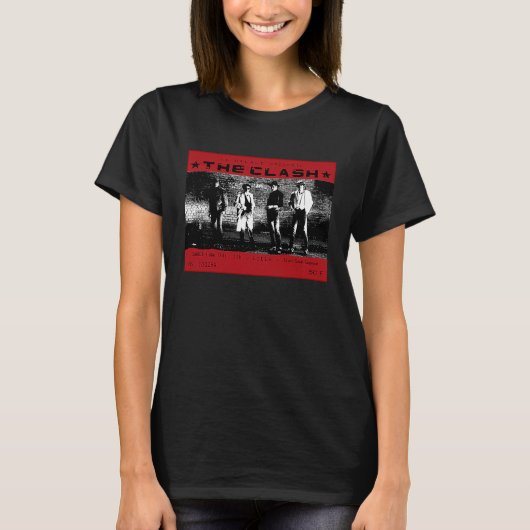 The Clash  Le Palace 1981 T-shirt (Voorkant)
