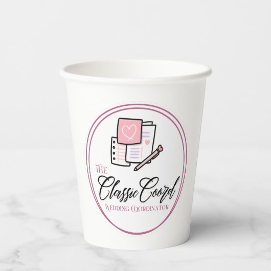 The Classic Coord Papieren Bekers (Achterkant)