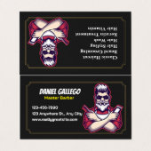 The Classic Cut Barber Visitekaartje (Buitenkant ongevouwen)