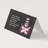 The Classic Cut Barber Visitekaartje (Achterkant)